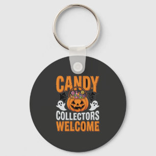 Snoep Verzamelende Halloween Pompoen Sleutelhanger