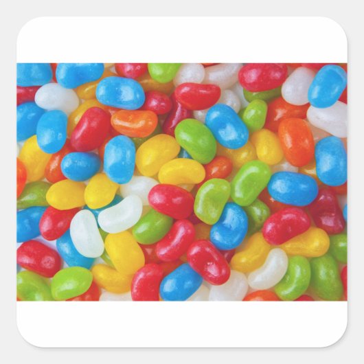 Snoep Vierkante Sticker (Voorkant)