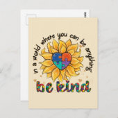 Snoep voor autisme briefkaart (Voorkant / Achterkant)