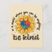 Snoep voor autisme briefkaart (Voorkant)