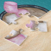 Snoep voor cacaomarshmallows winter legpuzzel (Zijkant)