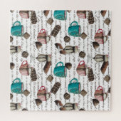 Snoep voor cacaomarshmallows winter legpuzzel (Horizontaal)