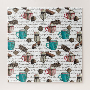 Snoep voor cacaomarshmallows winter    legpuzzel
