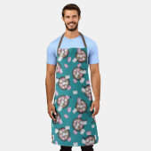 Snoep voor cacaomarshmallows winter schort (Gedragen)