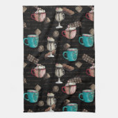 Snoep voor cacaomarshmallows winter theedoek (Verticaal)