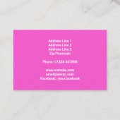 Snoep voor snoepbakken visitekaartje (Achterkant)