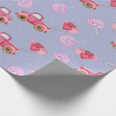 Snoep vrachtwagens — Patroonpapier Cadeaupapier (Hoek)