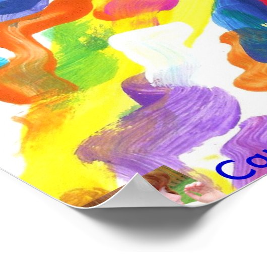 Snoep Waters Autism Artist Painting Poster (Hoek)