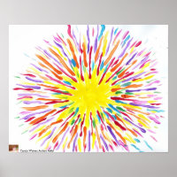 Snoep Waters Autism Artist Painting Poster