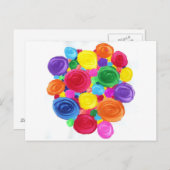 Snoep Waters Autisme Artist Briefkaart (Voorkant / Achterkant)