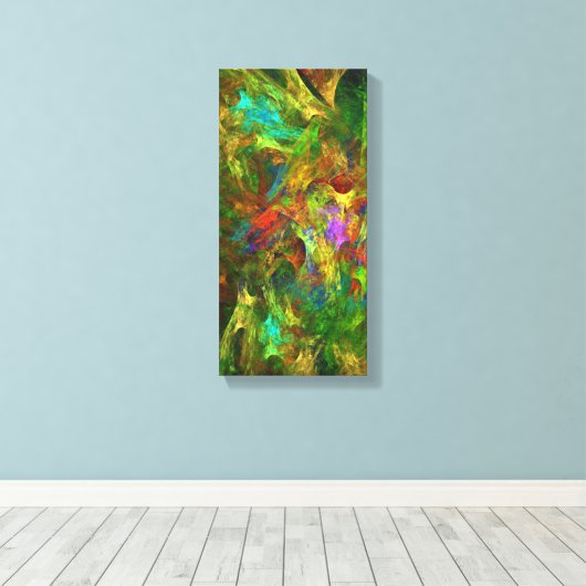 Snoep Waters Autisme Artist Canvas Afdruk (Insitu (Houten vloer))