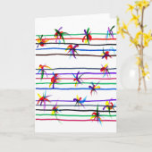 Snoep Waters Autisme Artist Kaart (Gele Bloem)