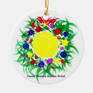 Snoep Waters Autisme Artist Keramisch Ornament
