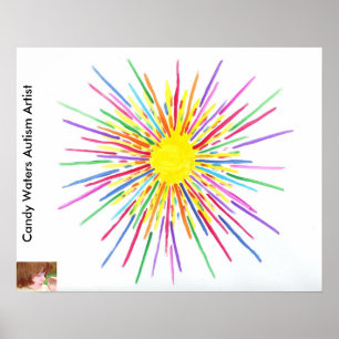 Snoep Waters Autisme Artist Poster
