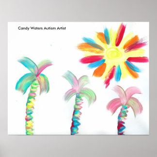 Snoep Waters Autisme Artist Poster