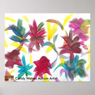 Snoep Waters Autisme Artist Poster