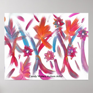 Snoep Waters Autisme Artist Poster