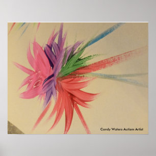 Snoep Waters Autisme Artist Poster
