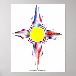 Snoep Waters Autisme Artist Poster