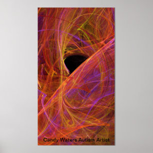 Snoep Waters Autisme Artist Poster