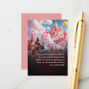 Snoep Wereld Schattige Baby shower Informatiekaartje