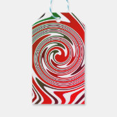 snoep werveling kerst cadeaulabel (Achterkant)