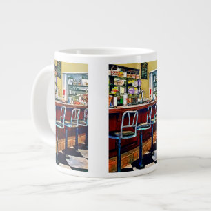 Snoep winkel met Soda Fountain Grote Koffiekop