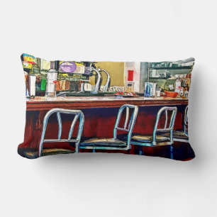 Snoep winkel met Soda Fountain Kussen
