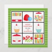 Snoep Winkelen voor zakelijke kerstKaarten Feestdagenkaart (Voorkant / Achterkant)