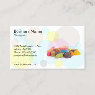 Snoep Winkelkaarttemplate Visitekaartje