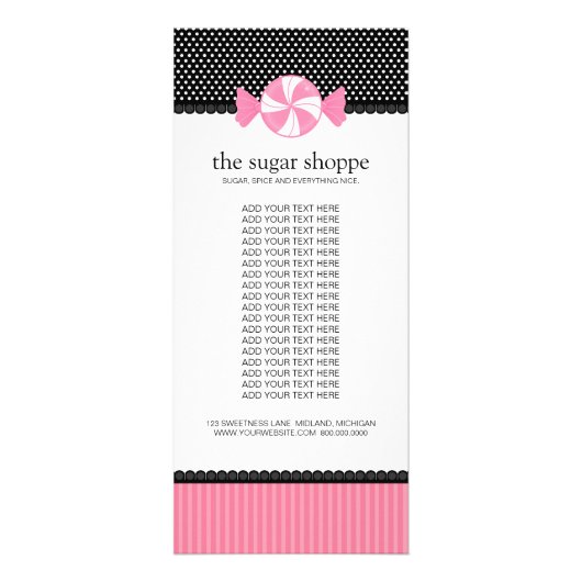 Snoep Winkelproduct Kaarten (Voorkant)