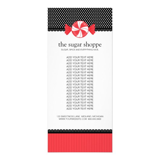 Snoep Winkelproduct Kaarten (Voorkant)