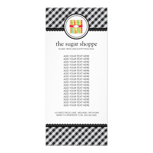 Snoep Winkelproduct Kaarten (Voorkant)