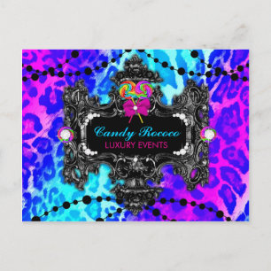 snoep Wonderland Leopard Briefkaart