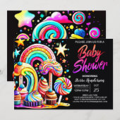 Snoep Zoet Baby shower Kaart (Voorkant / Achterkant)