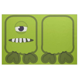 Snoepe eenogig monster knip- en naaikit  stof