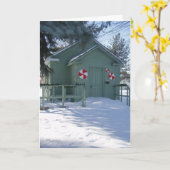 “Snoepgoed" kerstkaart Kaart (Gele Bloem)