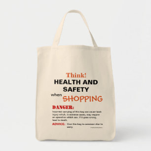 Snoepidee voor gezondheid en veiligheid tote bag
