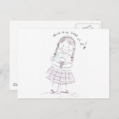 Snoepje aangezien u briefkaart (Voorkant / Achterkant)