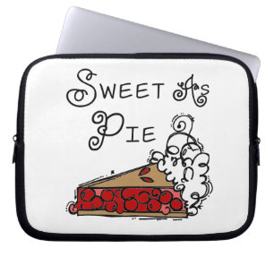 Snoepje als Pastei Laptop Sleeve