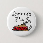 Snoepje als Pastei Ronde Button 5,7 Cm (Voorkant)