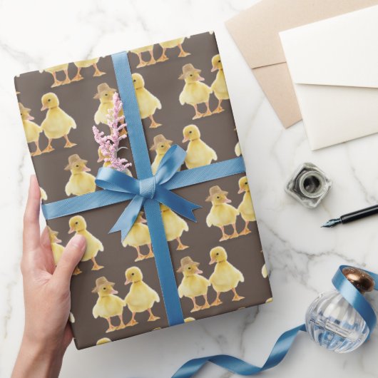 Snoepje bruin cadeaupapier (Geschenken)