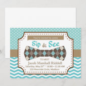 Snoepje kijken voor jongetje met dasje (Voorkant / Achterkant)