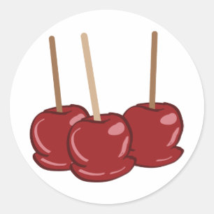 Snoepjes appels ronde sticker
