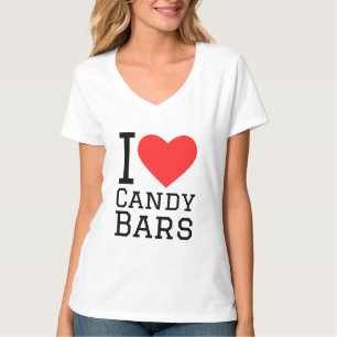 Snoepjes balkenpatroon t-shirt