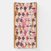 Snoepjes en Sundae Ijs Spandoek (Verticaal)