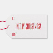 Snoepjes Feestdagen  Gift Label Cadeaulabel (Achterkant Horizontaal)