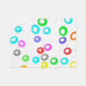 Snoepjes Fleece Deken (Voorkant (Horizontaal))