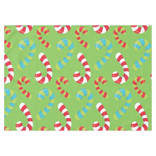 snoepjes op de groene feestdag tafelkleed (Voorkant (Horizontaal))
