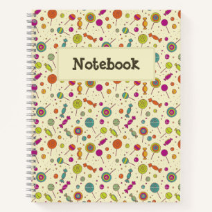 Snoepjes patroon notitieboek